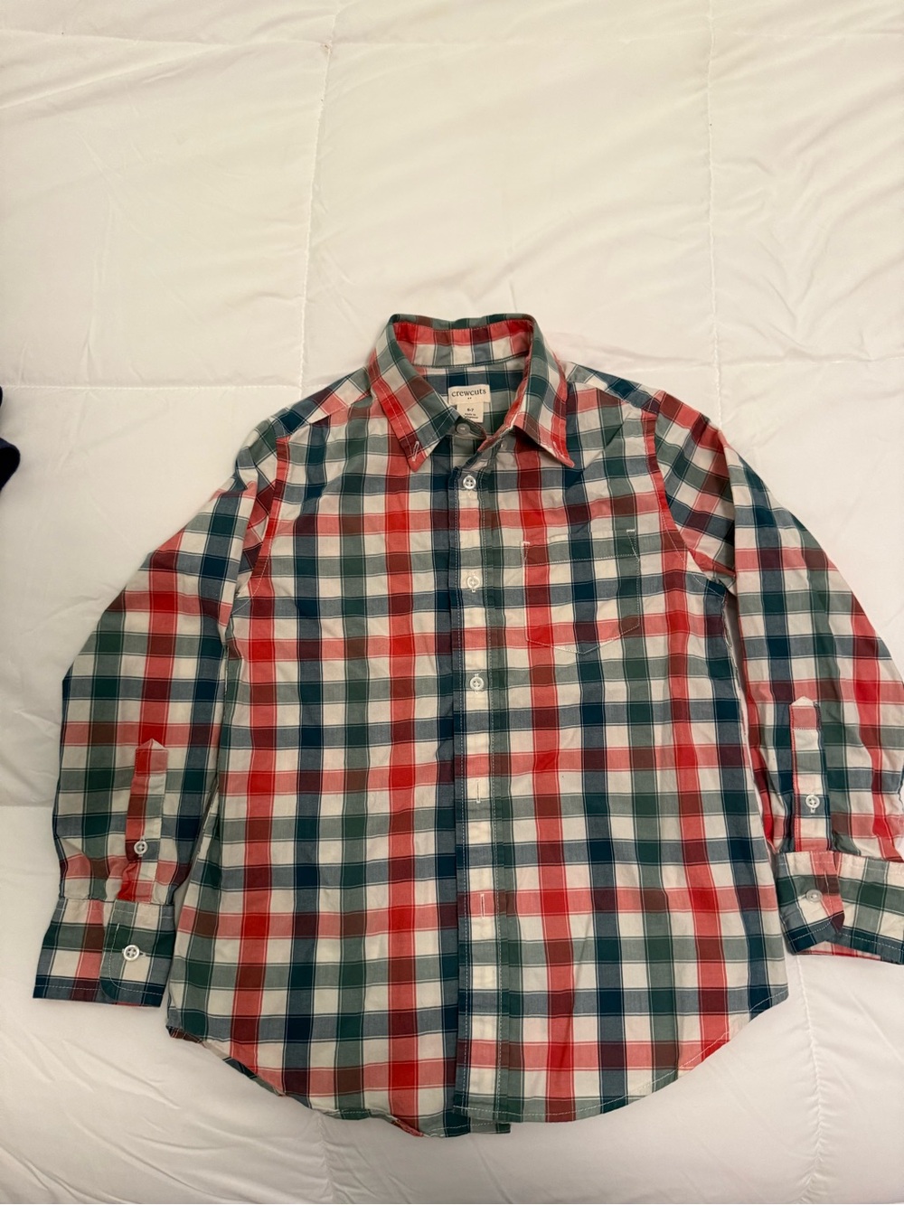 Jcrew Factory Crew Cuts - plaid button down